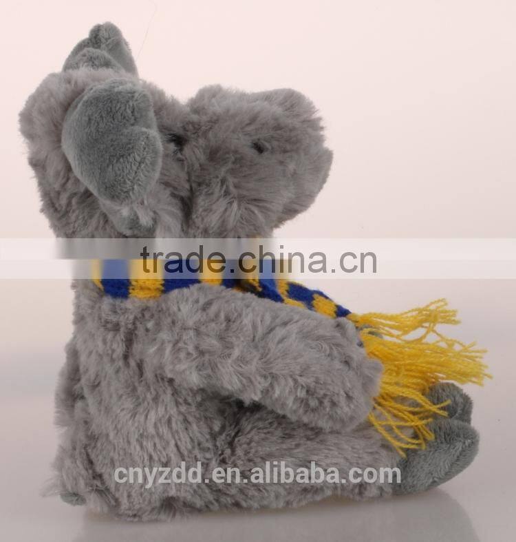 Cheap Stuffed Reideer Toy for Christmas/Wholesale Stuffed Moose with Scarf/Soft Christmas Toy Sitting Reindeer