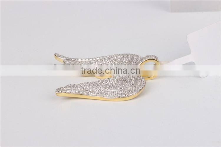 Christian angel wing 925 silver pendant necklace wholesale