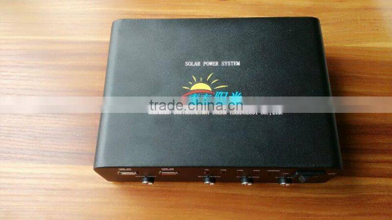 10W 20W high performance factory supply lithium ion battery system solar, portable solar power system