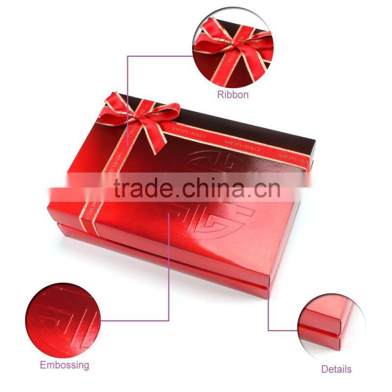 Professional printing process ribbon luxury cosmetic packaging make in china