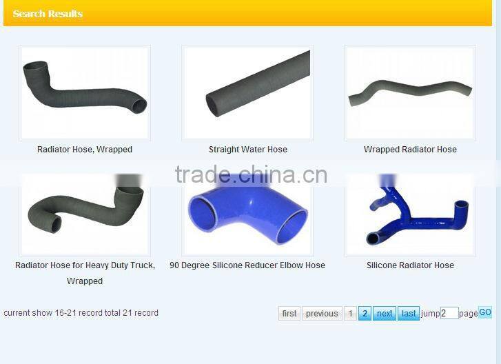 Car Rubber Radiator Hose for Chevrolet/Daewoo/Hyunda/Fo-rd/Isu-zu /KI-A/Ni-ssan/Peugeot/Toyota/Volkswagen/Suzuki/BM