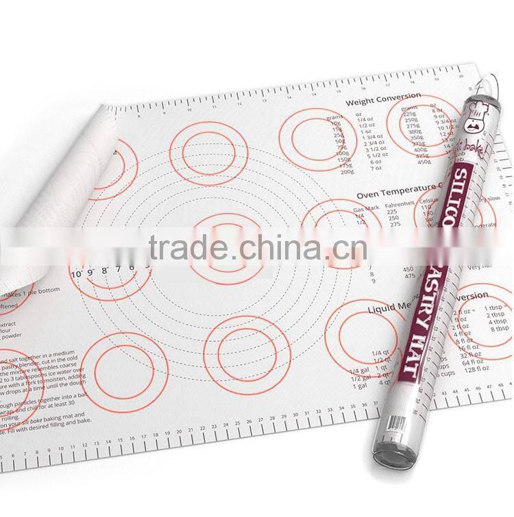 Silicone Pastry ,table, dinner Mat, Non-Slip Sheet Sticks To Countertop for Rolling Dough