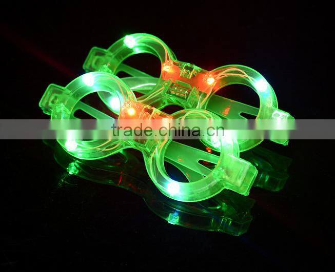 Funny Eyeglasses with Blinking Led Light Up Flashing Carnival Costumes Cosplay Accessories Fun Gifts disco