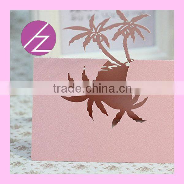 Popular Laser Cut Wedding Party Decoration Place Card Seat Card ZK-22