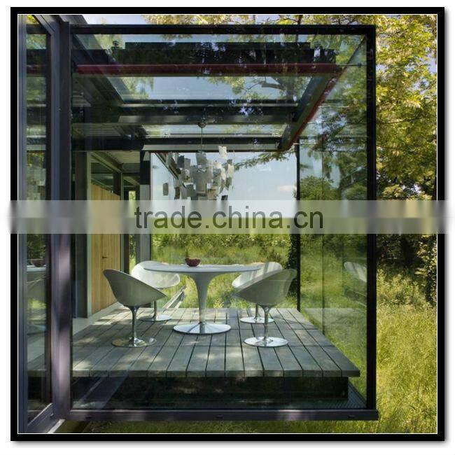 prefabricated glass house,winter garden,sunroom panels for sale