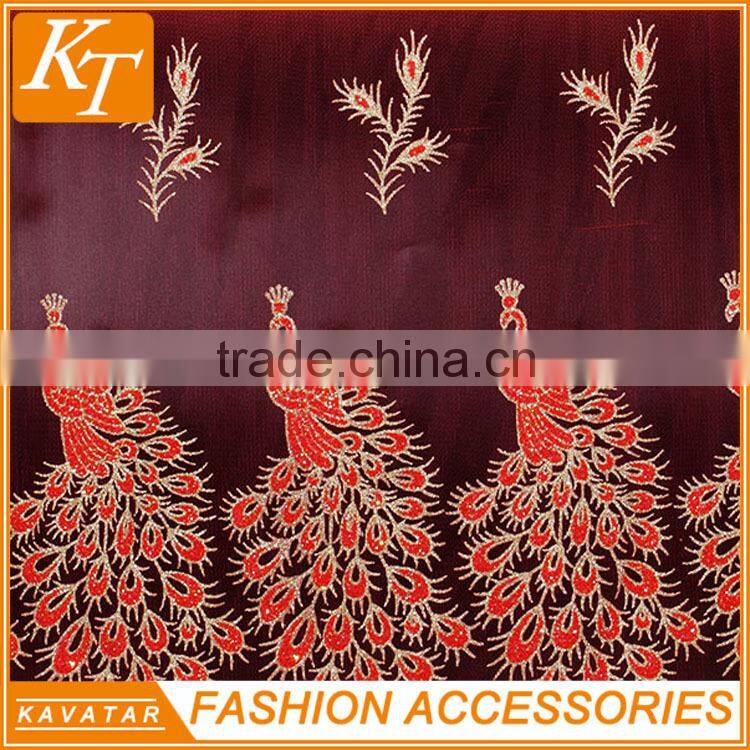 Kavatar Brand Good selling Fashional embroidery lace fabric