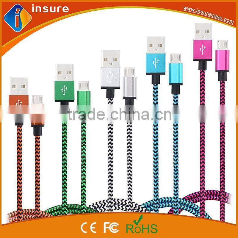 Hot!! braided mini usb cable on sale used mobile phones