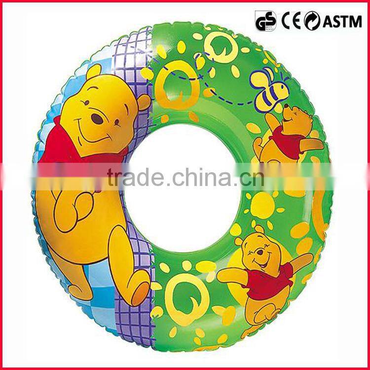 Hot sale inflatable swimming rings customized logo printed