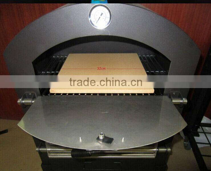 Cordierite Pizza Stone with Pizza Cutter and Serving Rack