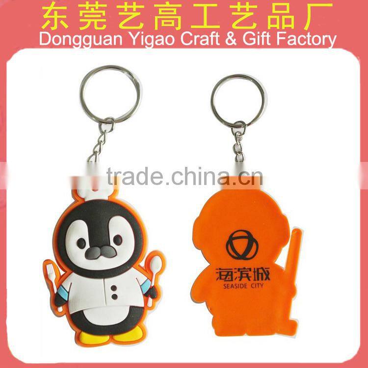 Customized Soft PVC Android robot keychain for promotional crafts