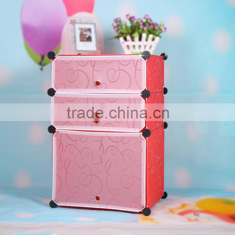 Hot sale bathroom cabinet plastic waterproof storage cabinet