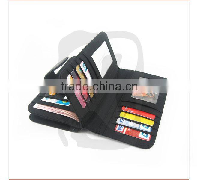 2015 wholesale fashion candy color lady wallets for women PU wallet