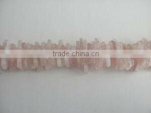 Chinese Rose Quartz slice centre drill