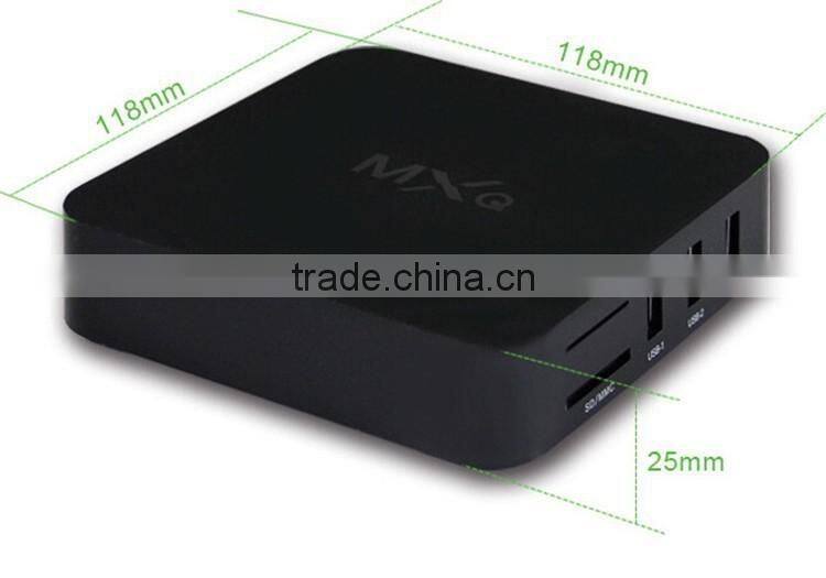 1G/8G Amlogic S805 Quad Core KODI MXQ TV Box Android 4.4 H.265 WiFi LAN Miracast Airplay