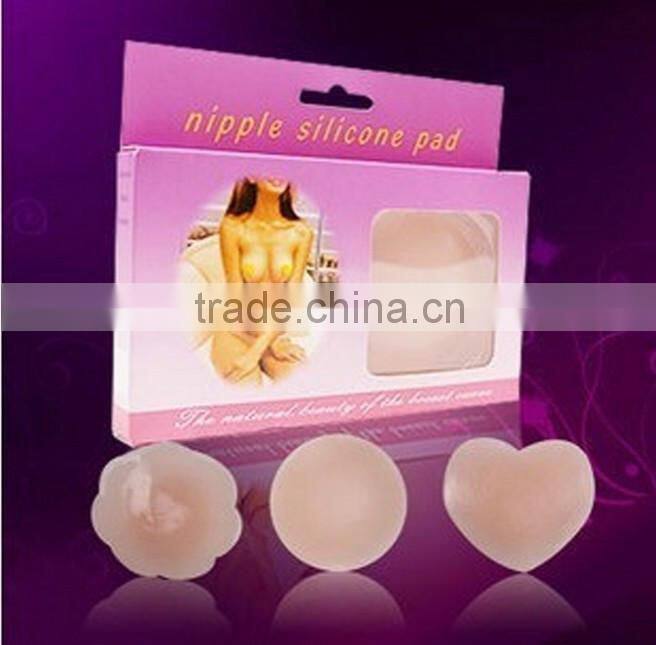 Hot Sale Nipple Silicone Pad Nipple Cover Bra Petal Round Heart Shape Nipple Stickers
