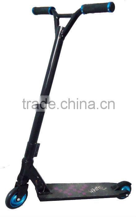 EN14619 approved top class 100mm PU wheel stunt scooters for sale