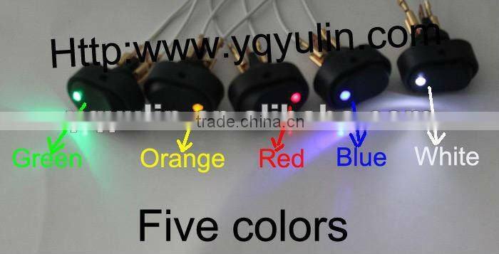 12mm 12VAC yellow led ON OFF Racing Car Switches YULIN