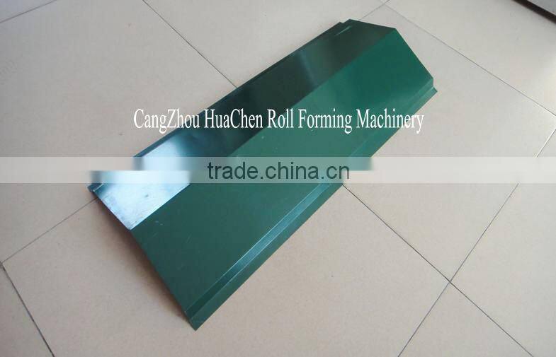 Color Coated Metal Roof Ridge Cap Forming Machine
