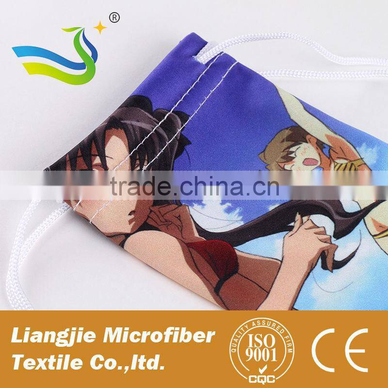 OEM fashion eyeglass case, colorful sunglasses pouch, microfiber wristband phone pouch