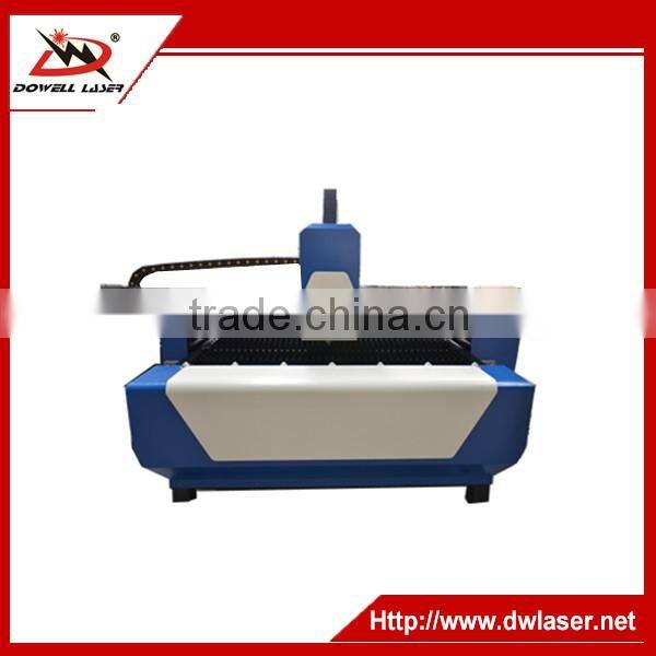 2016 hot sale Fiber metal laser cutting machine for cutting metal tube and plate 1000W 1350 of Dowell