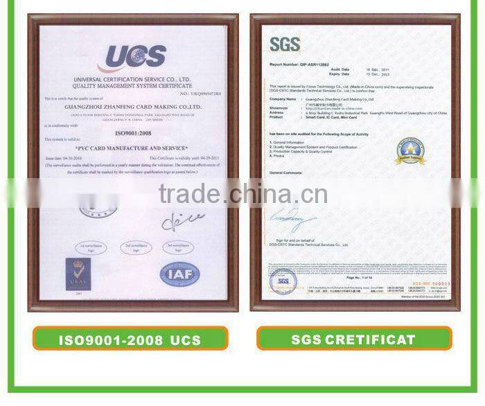 Top selling hologram transparent business cards