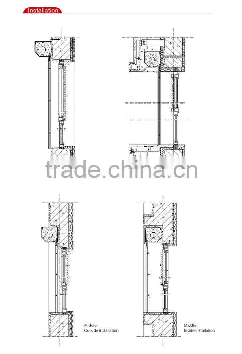Factory automatic roll up shutter