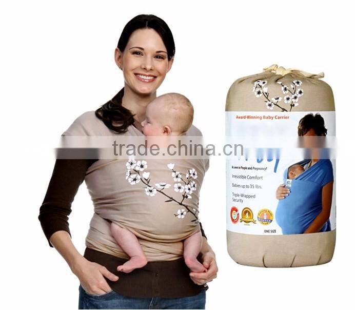 Baby Sling Wrap Carrier,Cotton material sling baby with different embroidery
