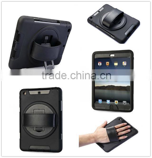 360 rotation ShockProof Heavy Duty Case With Touch Screen Stand for iPad Air