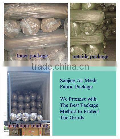 2013 hot 100% polyester 3D air mesh fabric for mattress flocking printing