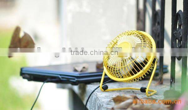 cooling room fan 5V colorful 4 inch usb office fan