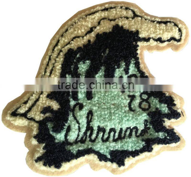 Appliqued Technics and 3D,Eco-Friendly,Feature embroidered patch