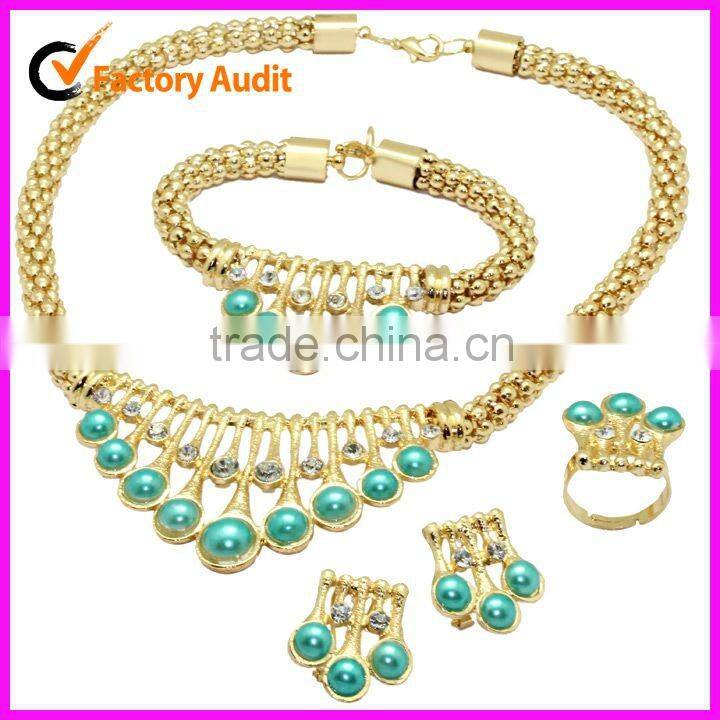 2012 18K gold plated gift jewelry set