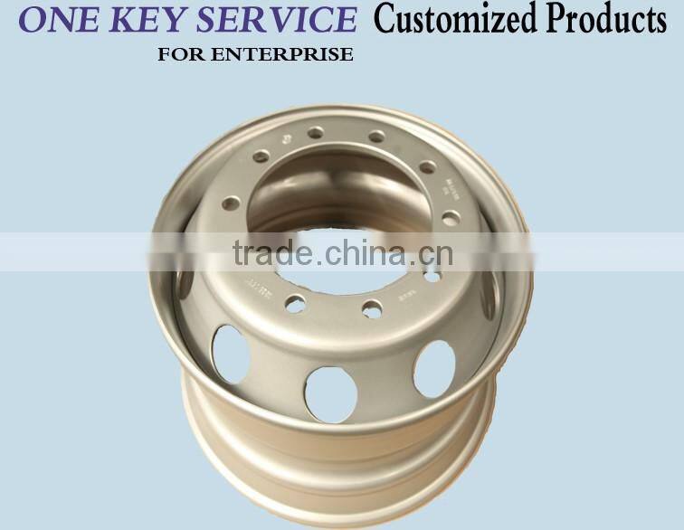 LOTOUR brand steel truck wheels & rims 19.5x6.75 19.5x7.50 for Dong feng