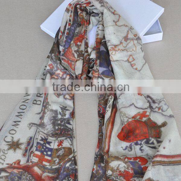 new products 2014 fashion digital print 100% cashmere pashmina scarfs