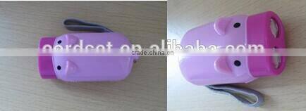 2PCS LED hand crank flashlight