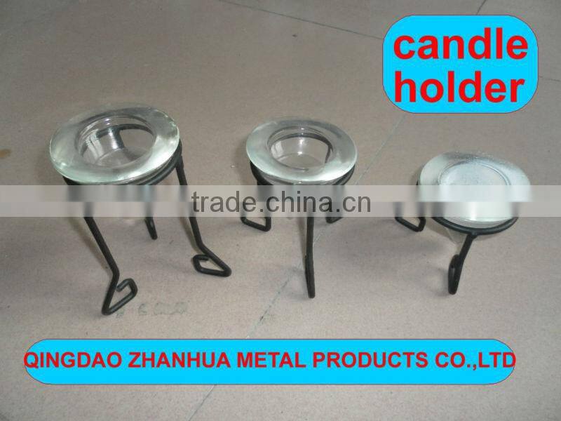 High quality metal wrought iron candle holder