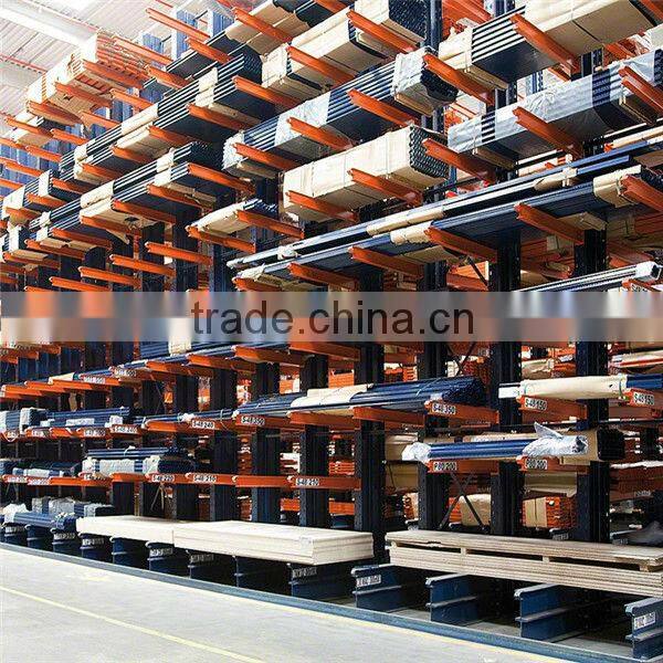 outdoor galvanizing heavy duty pipe and lumber storage cantilever racking