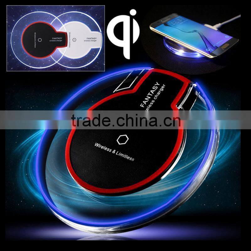 QI Wireless Charger Charging for Samsung Galaxy S6 S6 Edge & Plus, Portable charger for Note 5