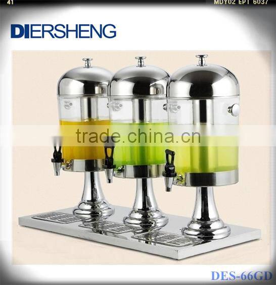 Double-Tank Grilded Juice Dispenser