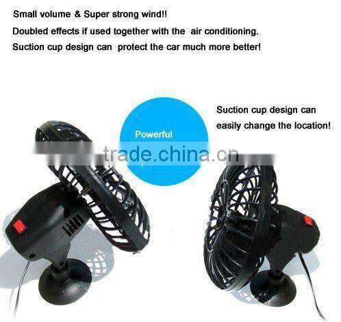 5 inch with direct plug mini car fan
