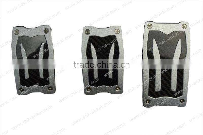 Carbon Fiber Fuel Brake Foot Pedal Universal