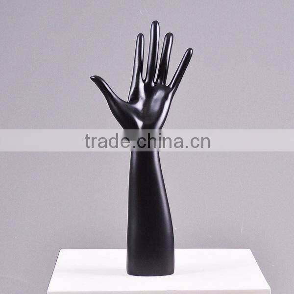 elegant white fiberglass mannequin hand for jewelry display