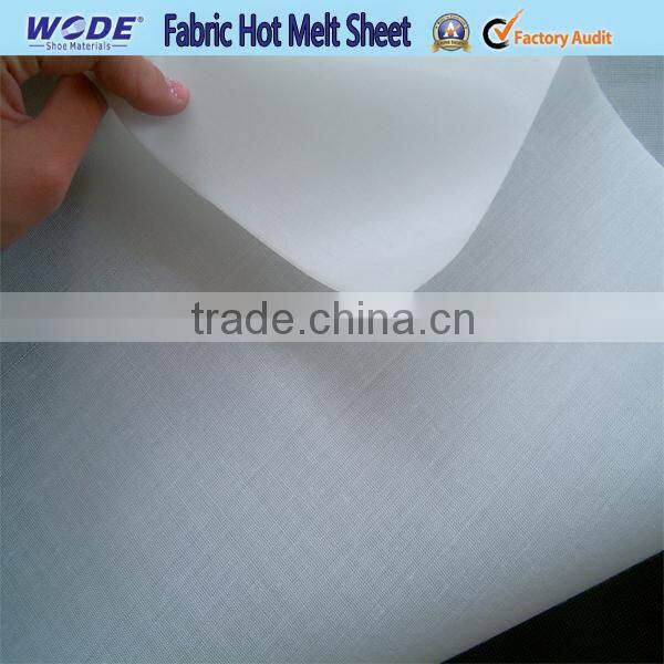 2015 Nonwoven Fabric Hot Melt Sheet for shoes toe puff,Pingpong Fabric Hot melt Glue Sheet