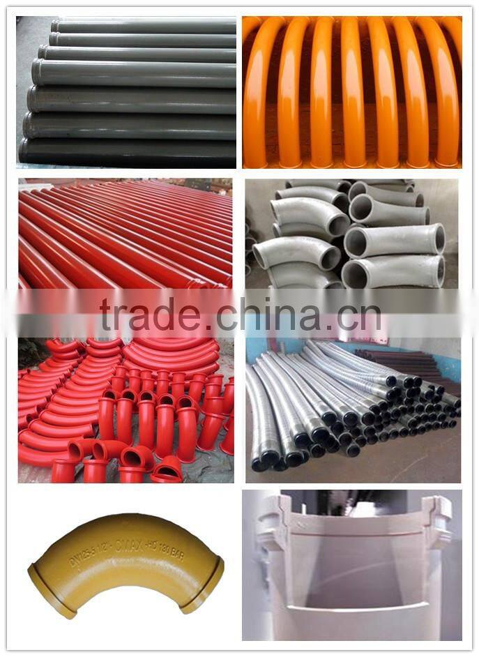 2"--6" HD Wire braided rubber hose For Concrete Pump, Connect Forging End