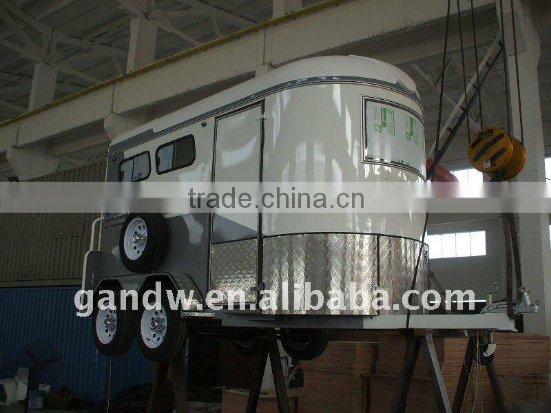 Fibreglass roof Horse float 2 horse carriage Camping float