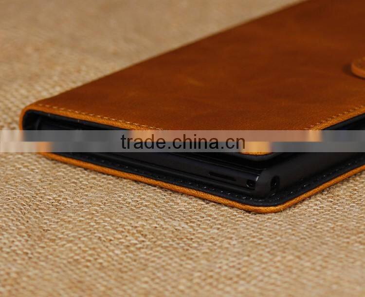 Leather case for sony xperia z ultra xl39h