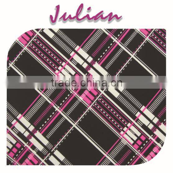 rose red black square Spandex print nylon oversleeve fabric legging