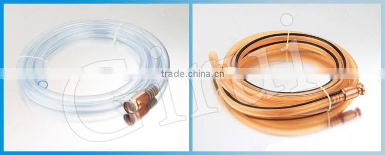 blue/black/brown/red/green 1/4" Air Hose, PU Coil tube with coupler