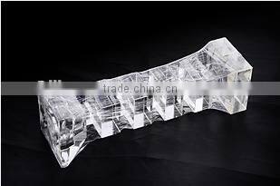 k9 crystal candle holder,high quality crystal pillar candle holders
