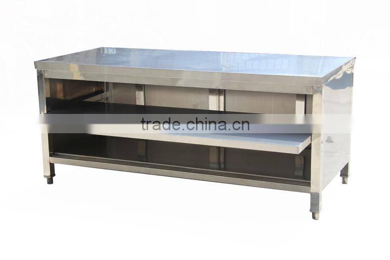 high end knock down Handmade free standing SS Cabinet for kitchen equipment European style